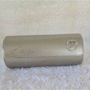 Judith Leiber Gold Textured Sunglasses Case